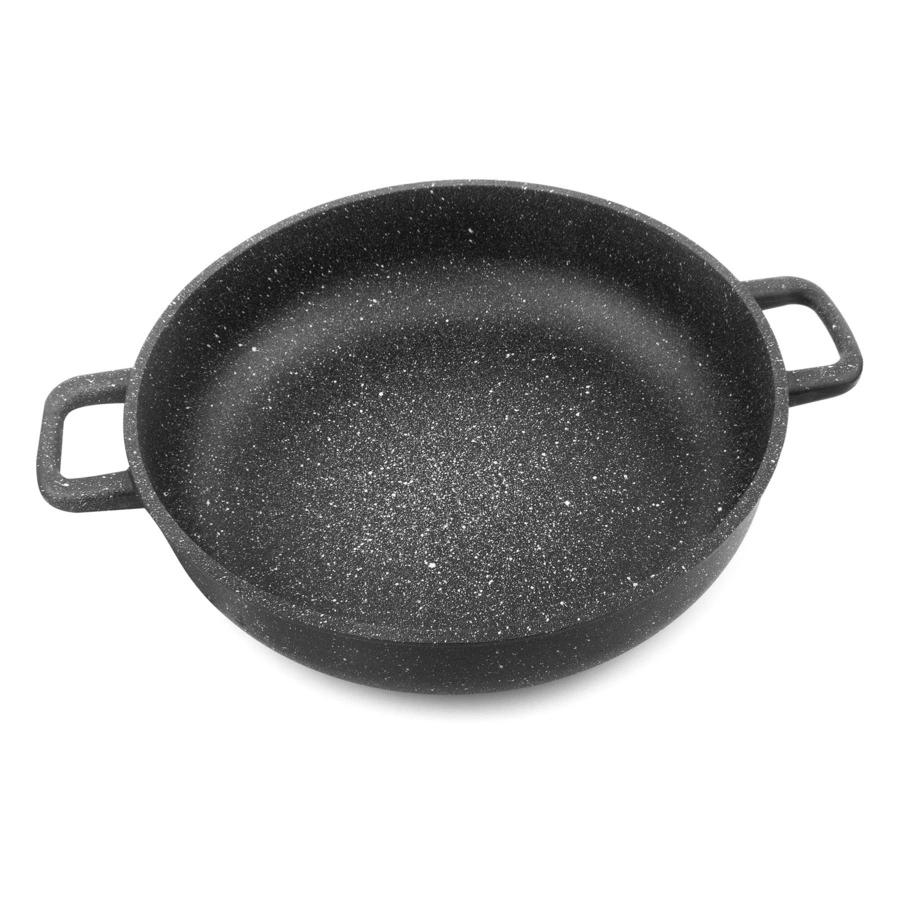 Сотейник с ручками для индукционных плит OLYMPIA Hard Cook Fix Induction 28 см, 4 л, алюминий литой