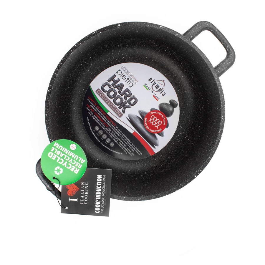 Кастрюля для индукционных плит OLYMPIA Hard Cook Fix Induction 24 см, 5,3 л, алюминий литой