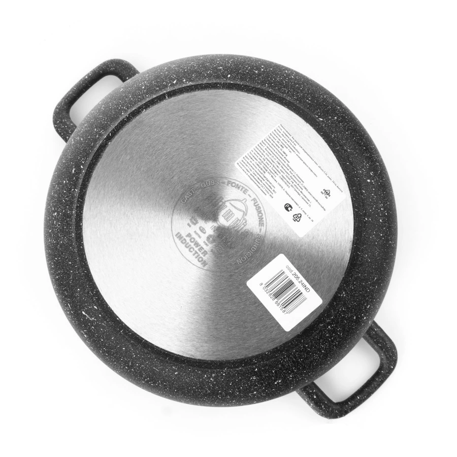 Кастрюля для индукционных плит OLYMPIA Hard Cook Fix Induction 24 см, 5,3 л, алюминий литой