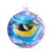 Игрушка елочная шар Bartosh Зимняя синичка 10 см, стекло, п/к