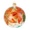 Игрушка елочная шар Bartosh Витраж Рождественник на голье 10 см, стекло, п/к