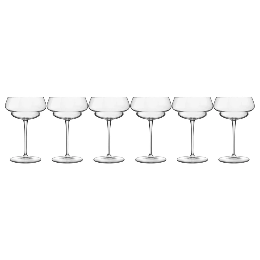 Набор бокалов для коктейля Великий Гэтсби Luigi Bormioli Бэкдор 20-ые 300 мл, 6 шт, стекло хрустальн