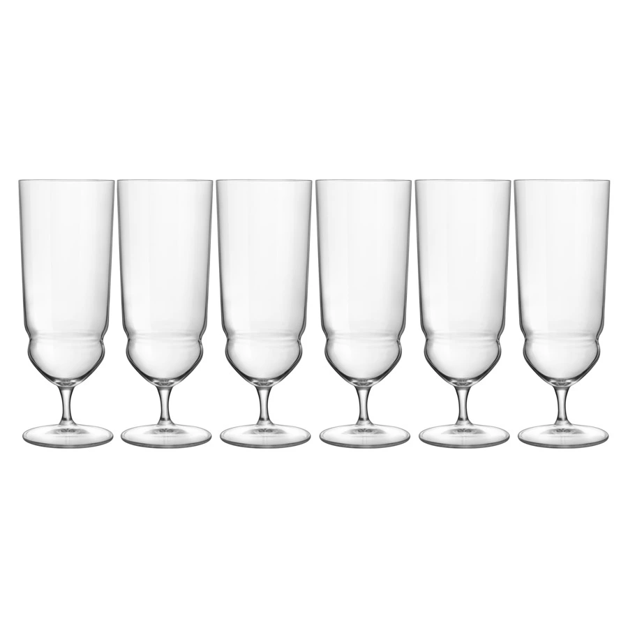 Набор бокалов для коктейля Текила санрайз Luigi Bormioli Бэкдор 20-ые 450 мл, 6 шт, стекло хрустальн