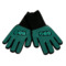 Перчатка-прихватка защитная Green Kamado BBQ, силикон, хлопок, зеленая, до 350°С