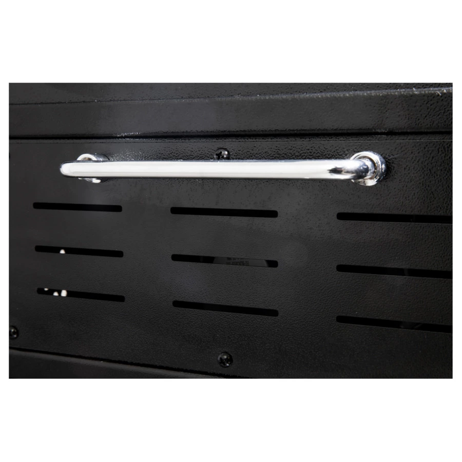 Гриль пеллетный портативный EGER Portable 120 55,4х36,2х36,6 см, сталь нержавеющая, черный