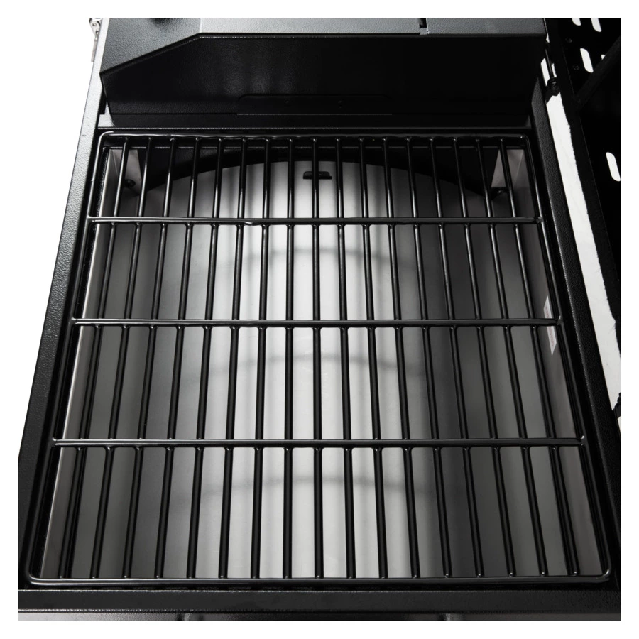 Гриль пеллетный портативный EGER Portable 120 55,4х36,2х36,6 см, сталь нержавеющая, черный