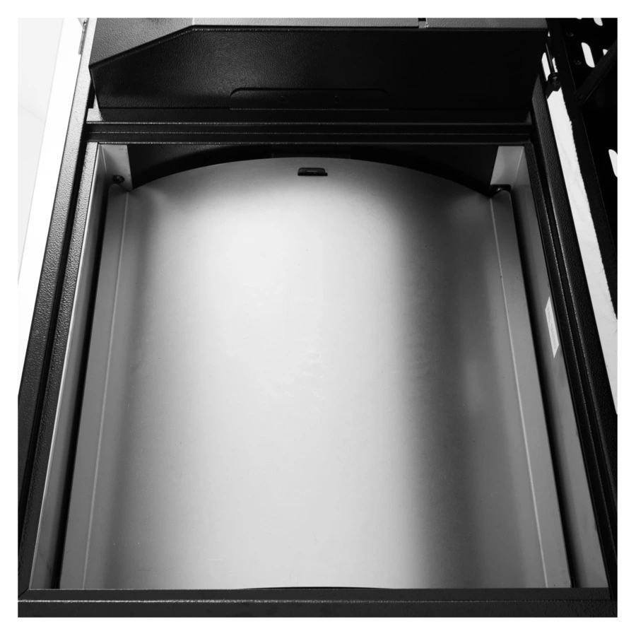 Гриль пеллетный портативный EGER Portable 120 55,4х36,2х36,6 см, сталь нержавеющая, черный