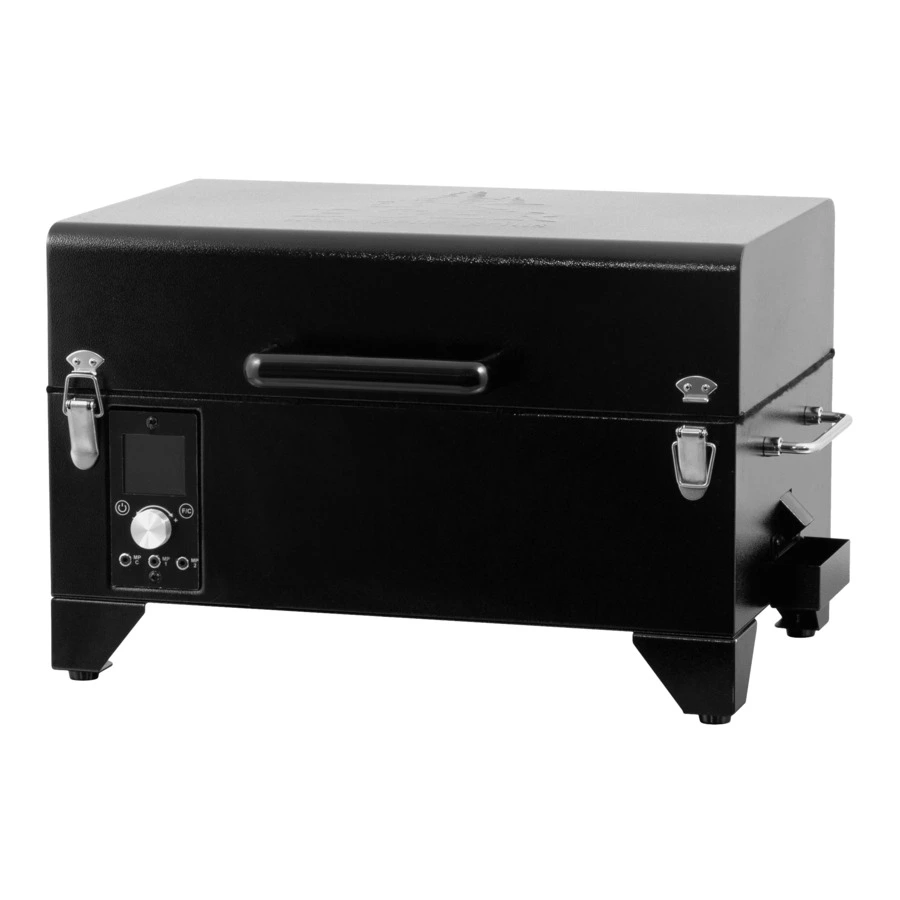 Гриль пеллетный портативный EGER Portable 120 55,4х36,2х36,6 см, сталь нержавеющая, черный