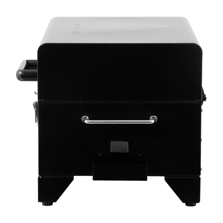 Гриль пеллетный портативный EGER Portable 120 55,4х36,2х36,6 см, сталь нержавеющая, черный