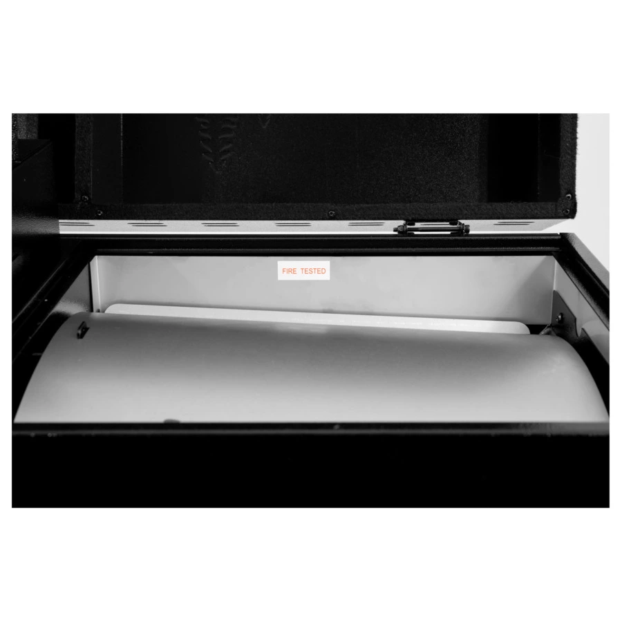 Гриль пеллетный портативный EGER Portable 120 55,4х36,2х36,6 см, сталь нержавеющая, черный