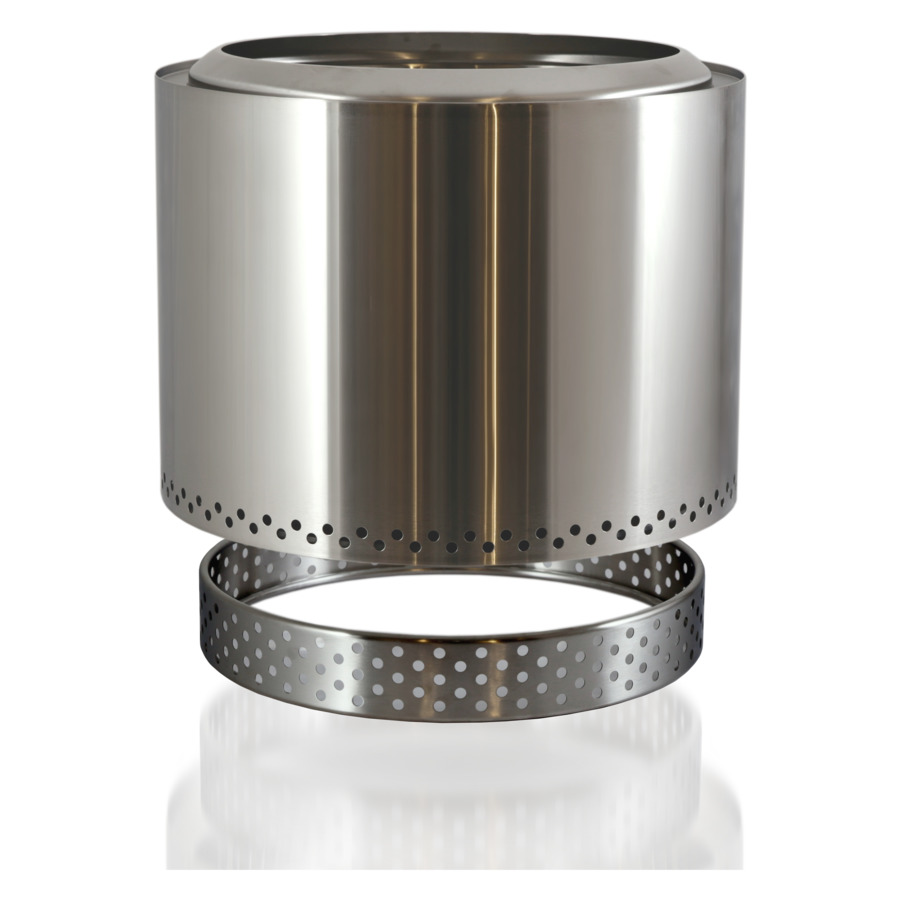 Очаг бездымный EGER, диаметр чаши 50 см, сталь нержавеющая, серебристый, с изоляционной подставкой