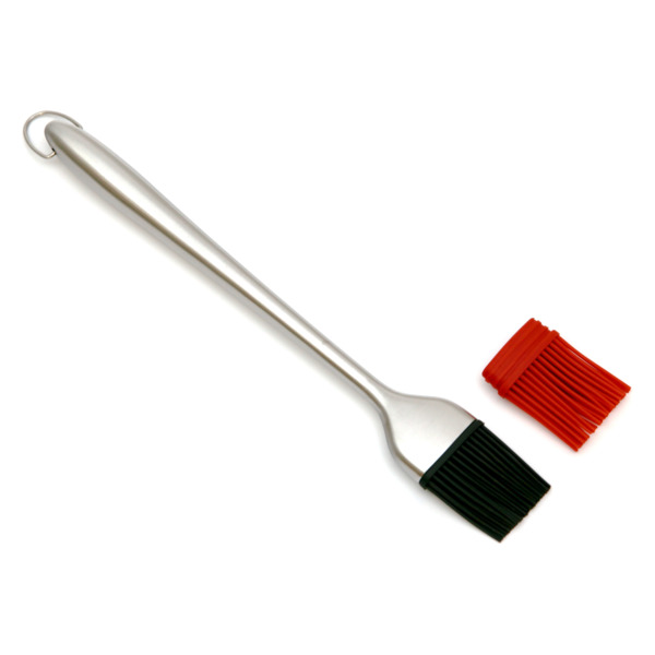 Кисточка силиконовая EGER 30,5х4 см, ручка из нержавеющей стали