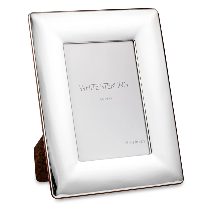 Рамка для фото Intersilver Кованный дизайн 10x15 см, алюминий с посеребрением