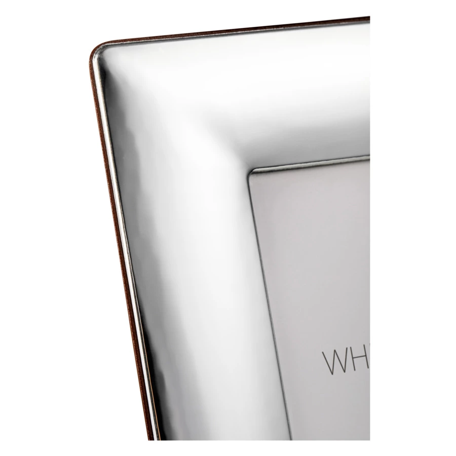 Рамка для фото Intersilver Кованный дизайн 10x15 см, алюминий с посеребрением