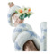 Фигурка Lladro Змея 18х19 см, фарфор, белая