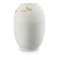Ваза Lladro Кои 18х25 см, фарфор, золотой люстр, белая