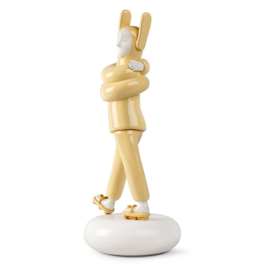 Фигурка Lladro Объятия 23х57 см, фарфор, желтая