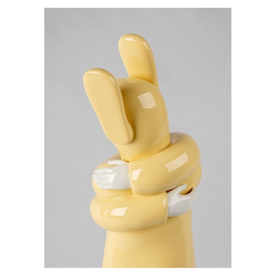 Фигурка Lladro Объятия 23х57 см, фарфор, желтая