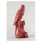 Фигурка Lladro Попугай Макао 22х45 см, фарфор, коралловая