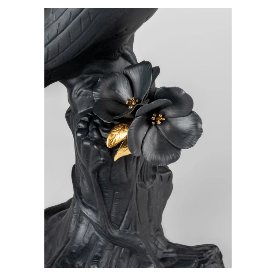 Фигурка Lladro Тукан 28х19х38 см, фарфор, черная, лим выпуск