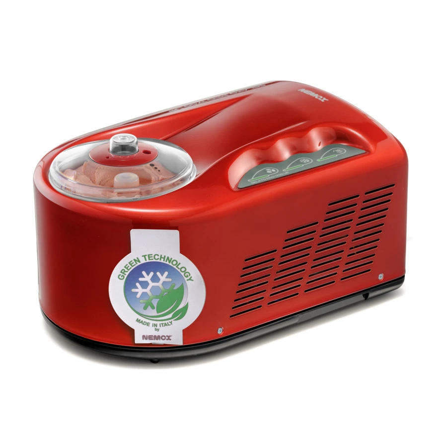Мороженица Nemox Gelato Pro 1700 Up i-green 1,7 л, алюминий, красная