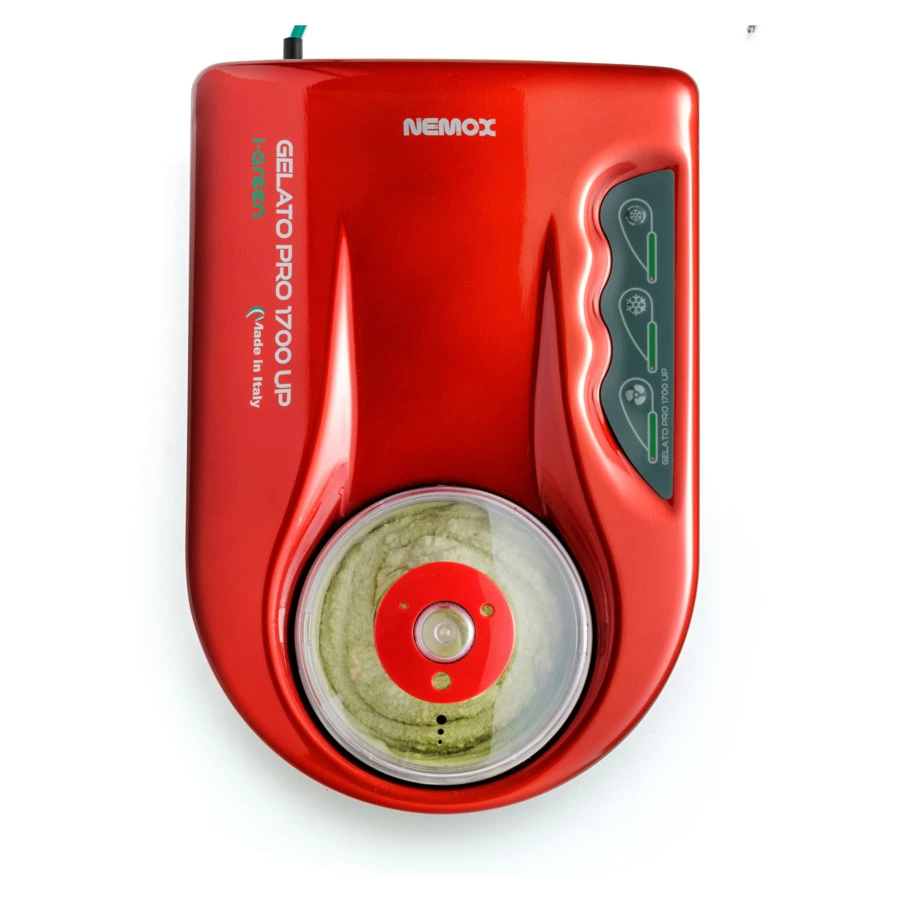 Мороженица Nemox Gelato Pro 1700 Up i-green 1,7 л, алюминий, красная