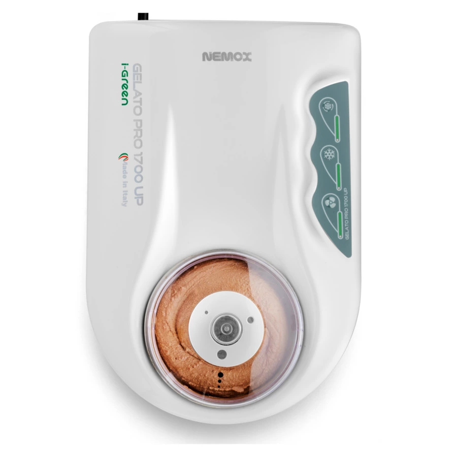 Мороженица Nemox Gelato Pro 1700 Up i-green 1,7 л, алюминий, белая