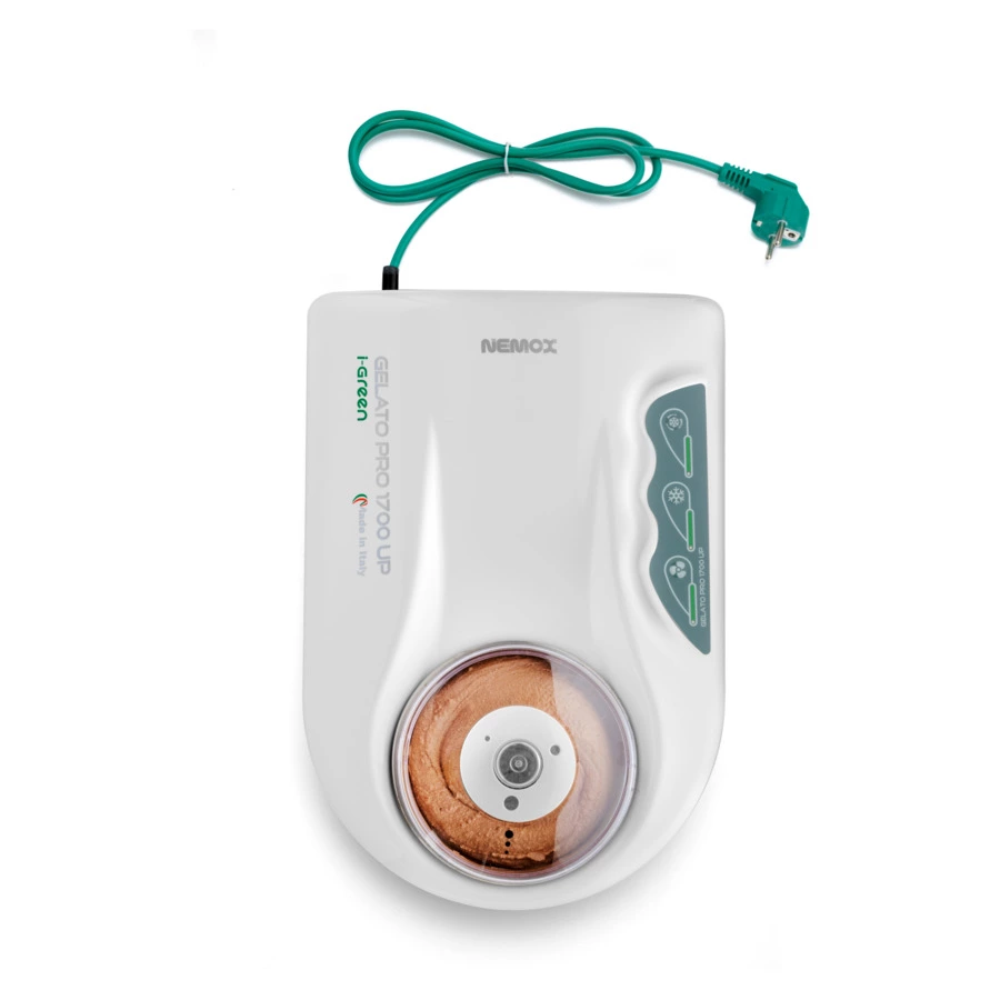 Мороженица Nemox Gelato Pro 1700 Up i-green 1,7 л, алюминий, белая