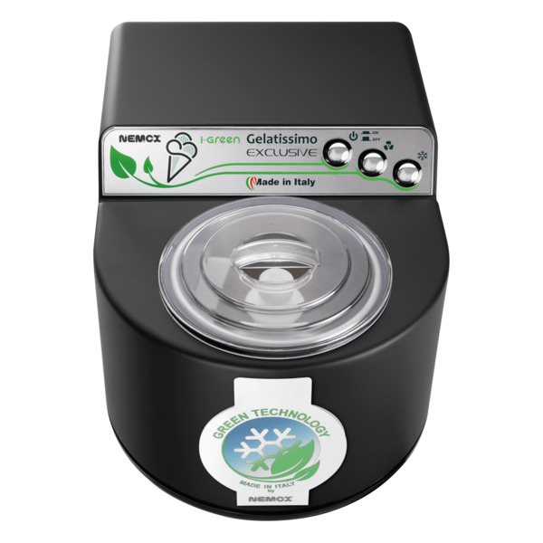 Мороженица Nemox Gelatissimo Exclusive i-green 1,7 л, пластик, черная