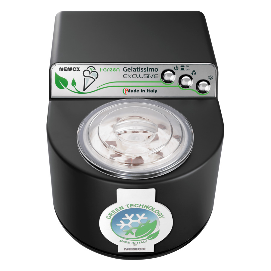 Мороженица Nemox Gelatissimo Exclusive i-green 1,7 л, пластик, черная