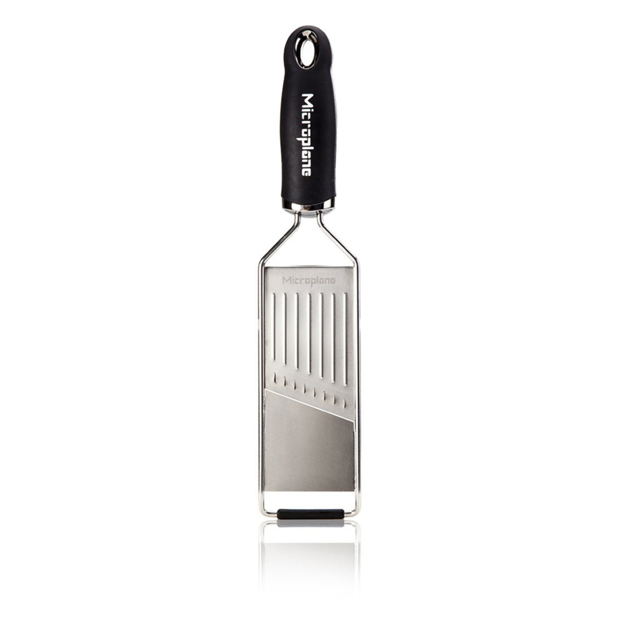 Слайсер для нарезки соломкой Microplane Gourmet 31 см, ручка soft touch, сталь, пластик, черный