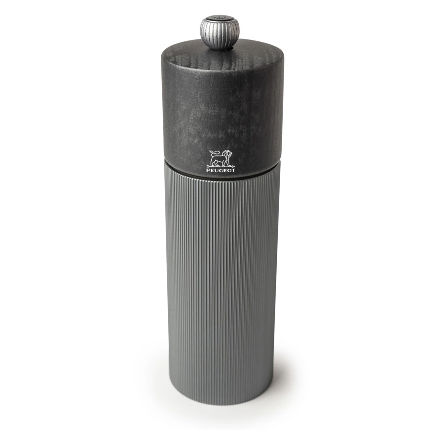Мельница для перца Peugeot Line 18 см, алюминий, дерево, серая