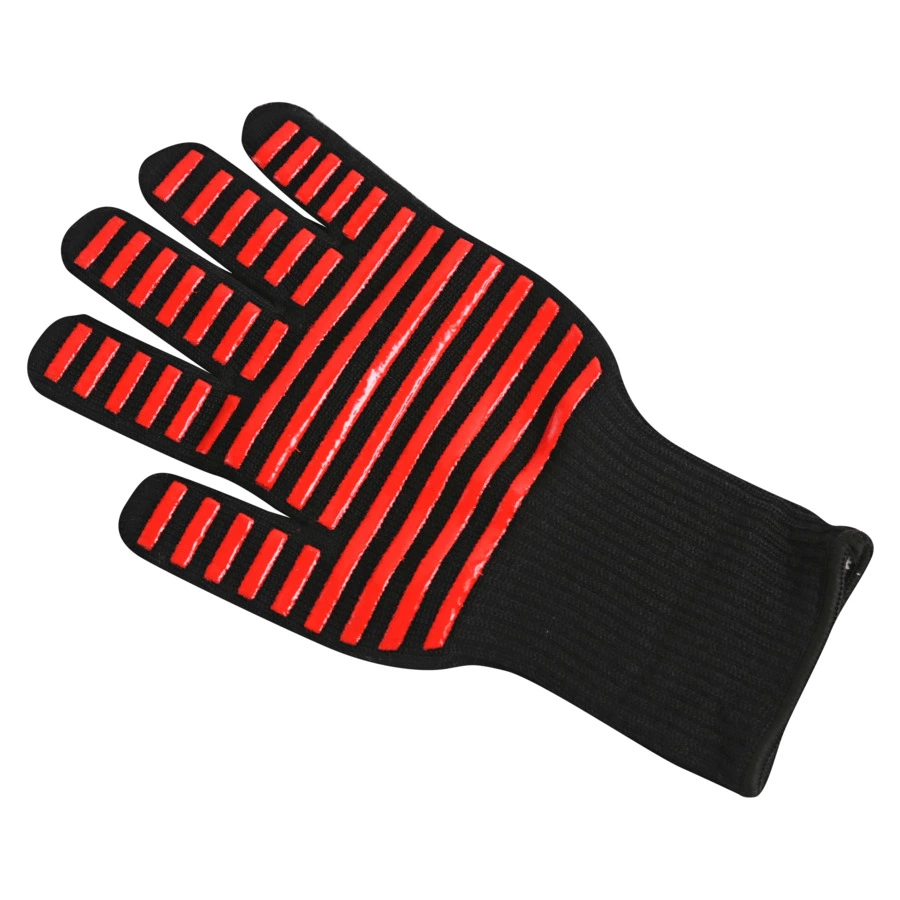 Перчатка-прихватка защитная EGER, жаропрочное арамидное волокно, черная