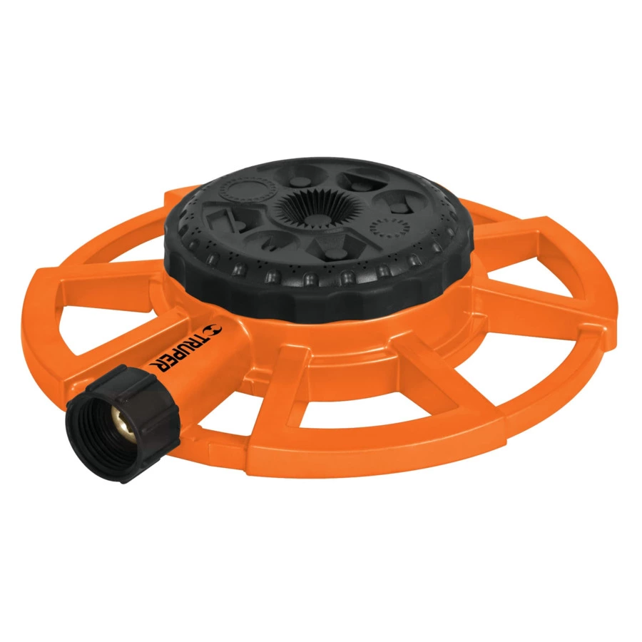 Дождеватель с 8-ю режимами радиус 6,5 м Truper, пластик, 10328