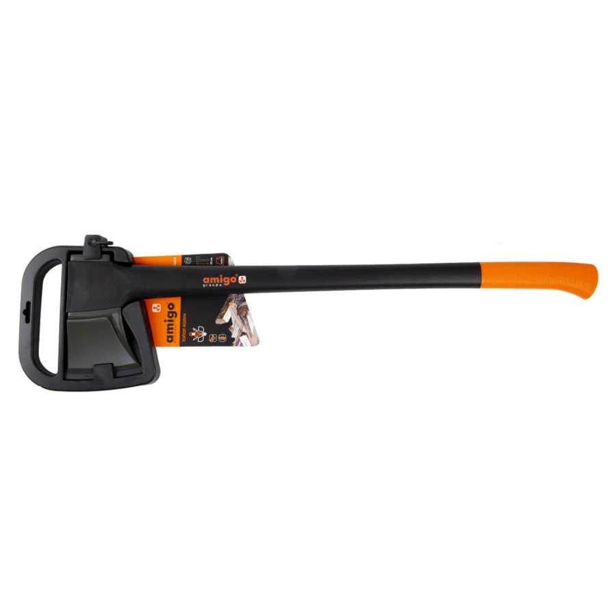 Топор колун Amigo 1650г,  81 см, ручка фибергласс, сталь кованая, 74474