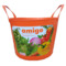Корзина для травы Amigo 14 л, эластичный пластик, оранжевый
