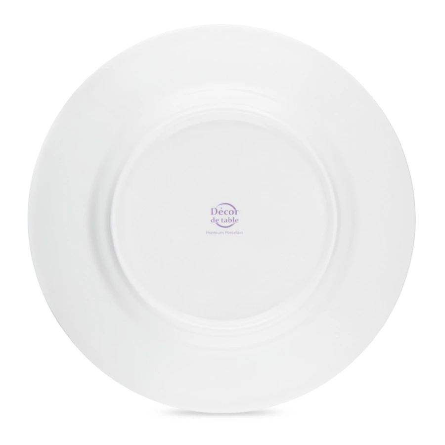 Сервиз чайный Decor de table Вола на 6 персон 21 предмет, фарфор, платиновый кант, п/к