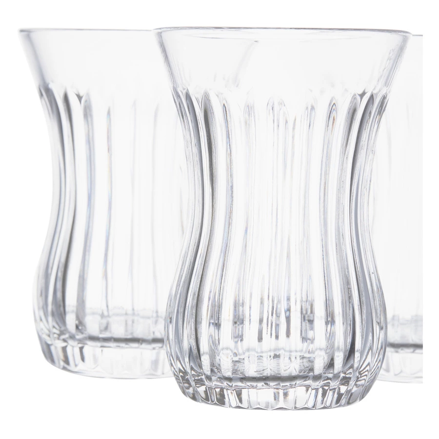 Набор армудов Decor de Table Дефанс 100 мл, 6 шт, хрусталь, прозрачный