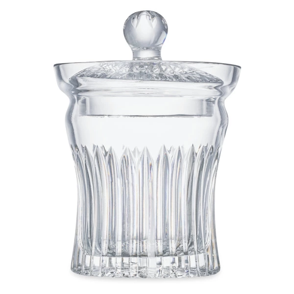 Конфетница с крышкой Decor de table Дефанс 15х21,5 см, хрусталь, прозрачная