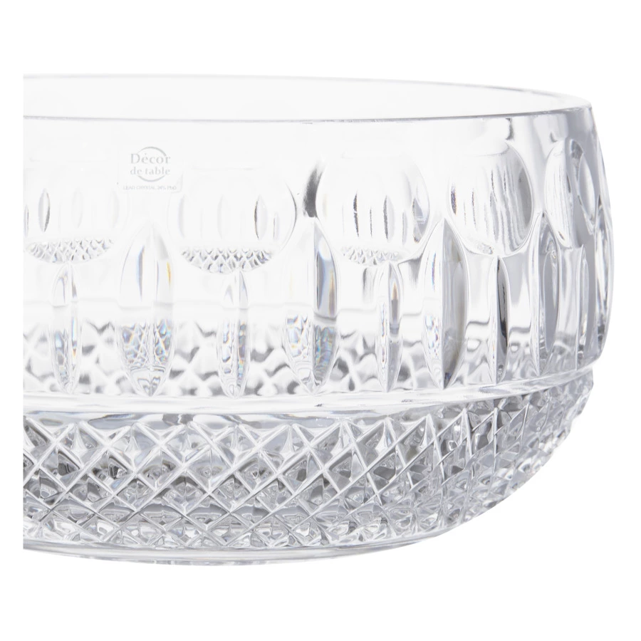 Конфетница Decor de table Париж 18,7х9,7 см, хрусталь, прозрачная