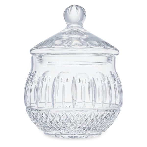 Конфетница с крышкой Decor de table Париж 17,5х23,5 см, хрусталь, прозрачная