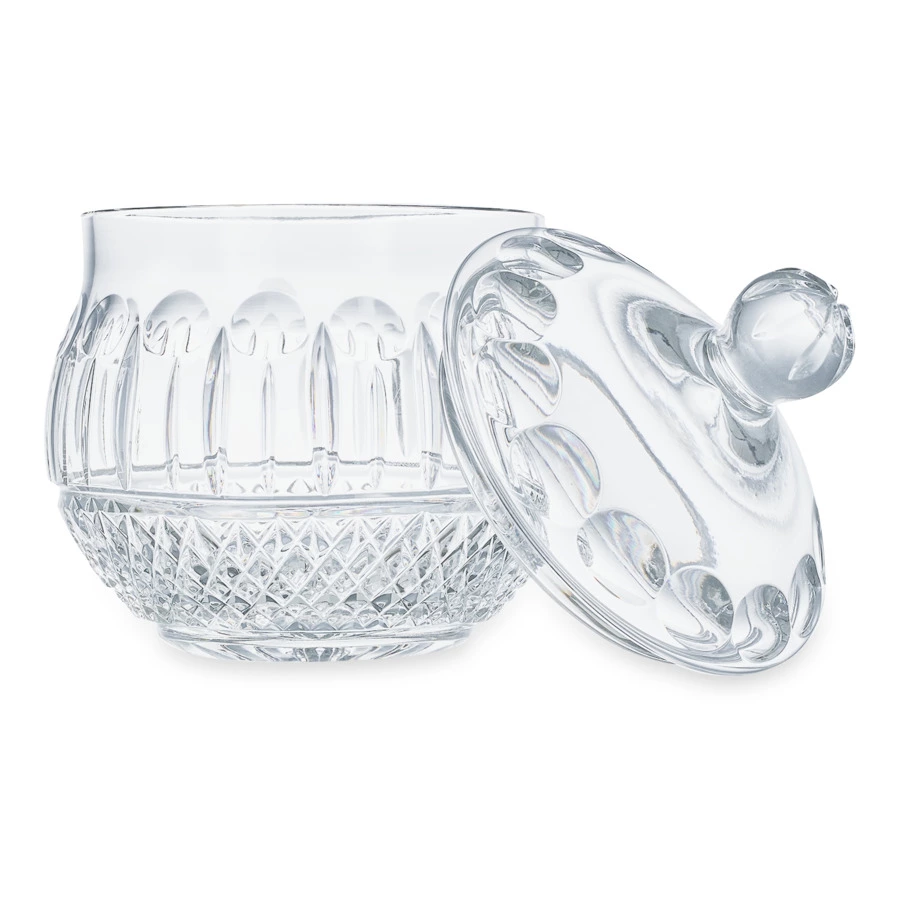 Конфетница с крышкой Decor de table Париж 17,5х23,5 см, хрусталь, прозрачная