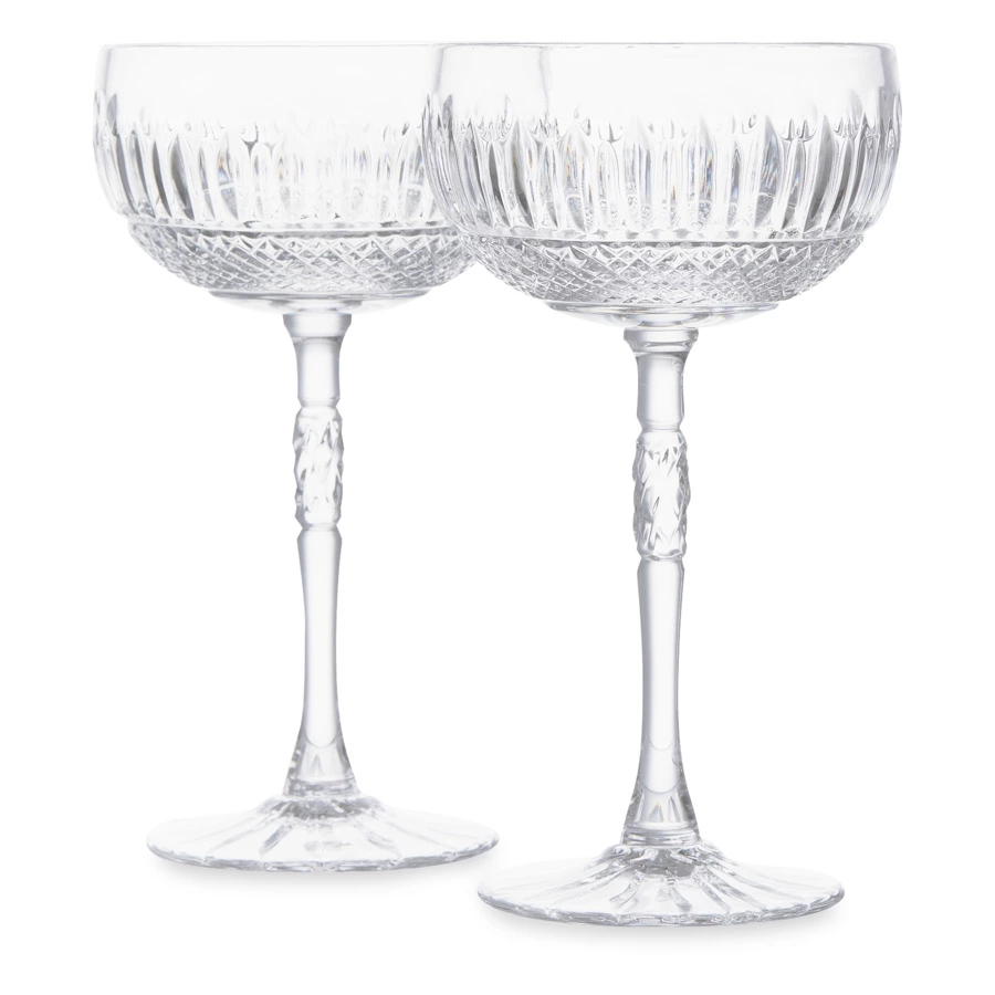 Набор креманок для шампанского Decor de table Париж 500 мл, 2 шт, хрусталь, прозрачный