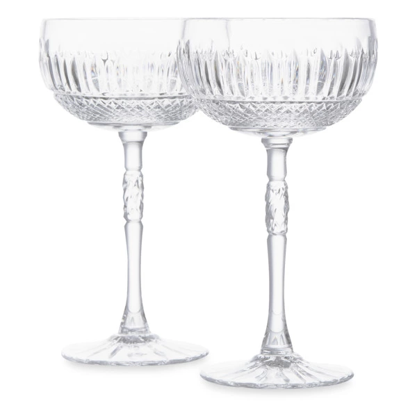 Набор креманок для шампанского Decor de table Париж 500 мл, 2 шт, хрусталь, прозрачный