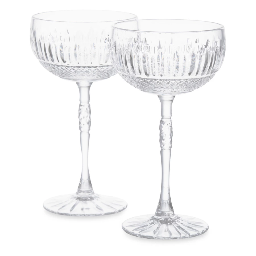 Набор креманок для шампанского Decor de table Париж 500 мл, 2 шт, хрусталь, прозрачный