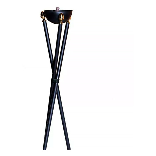 Свеча уличная Nour Bougie ATHENA металл Citronelle anti-moustique 10 кг, штатив 150 см, металл с зол