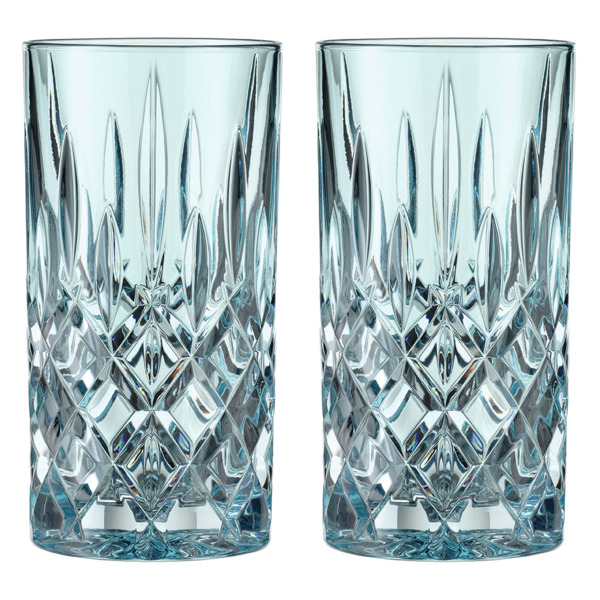 Набор стаканов для воды Nachtmann NOBLESSE COLORS 395 мл, 2 шт, стекло хрустальное, голубой, п/к