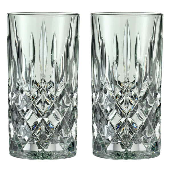 Набор стаканов для воды Nachtmann NOBLESSE COLORS 395 мл, 2 шт, стекло хрустальное, мятный, п/к