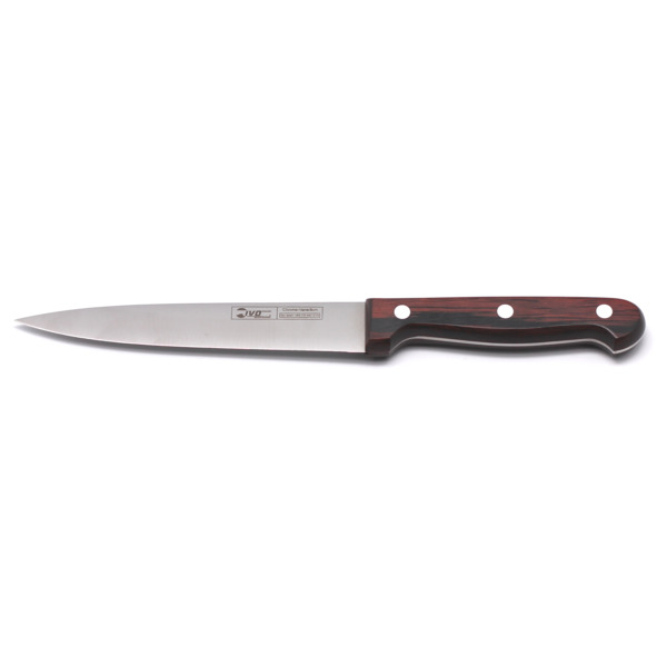 Нож универсальный с деревянной ручкой IVO Pakkawood 15 см, сталь нержавеющая