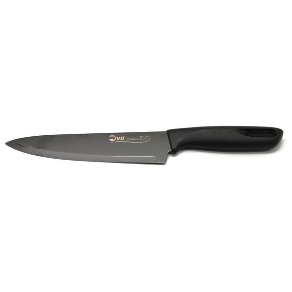 Нож поварской IVO Titanium EVO 18 см, сталь нержавеющая, черный